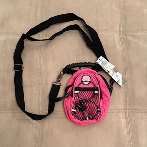 Universal Studios Pink Mini Backpack with Black Strap NWT